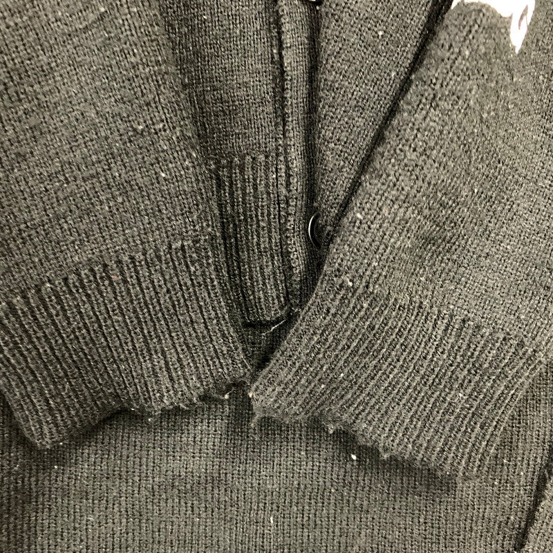 【現状渡し品】【メンズ】 COMME des GARCONS コムデギャルソン × LOCHAVEN OF SCOTLAND ロックエーベンオブスコットランド ACRYLIC KNIT SWEATER SZ-N006 AD2020 アクリル ニット セーター トップス 140-250502-ay-11-izu サイズ：XL カラー：ブラック 万代Net店