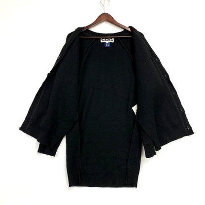 【現状渡し品】【メンズ】 COMME des GARCONS コムデギャルソン × LOCHAVEN OF SCOTLAND ロックエーベンオブスコットランド ACRYLIC KNIT SWEATER SZ-N006 AD2020 アクリル ニット セーター トップス 140-250502-ay-11-izu サイズ：XL カラー：ブラック 万代Net店