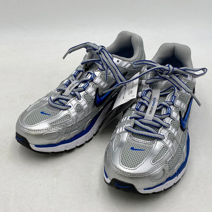 【中古品】【レディース】 NIKE ナイキ BV1021-001 W P-6000 靴 スニーカー シューズ 166-250427-ma-09-izu サイズ：24cm カラー：METALLIC SILVER/TEAM ROYAL-WHITE-BLACK 万代Net店