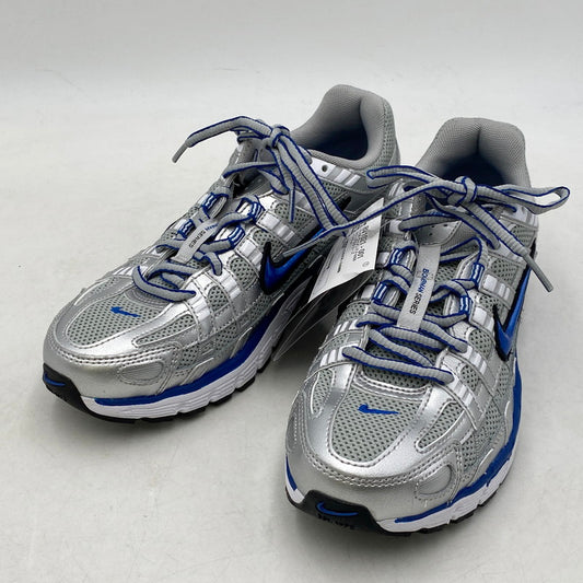 【中古品】【レディース】 NIKE ナイキ BV1021-001 W P-6000 靴 スニーカー シューズ 166-250427-ma-09-izu サイズ：24cm カラー：METALLIC SILVER/TEAM ROYAL-WHITE-BLACK 万代Net店