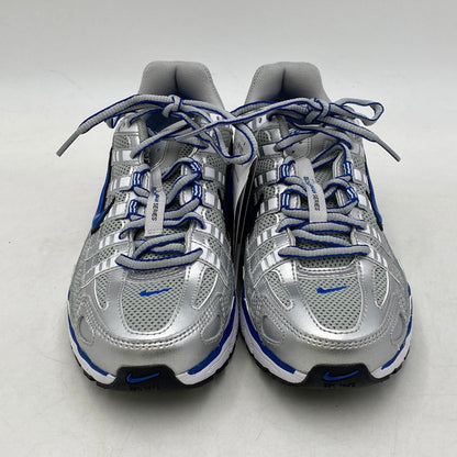 【中古品】【レディース】 NIKE ナイキ BV1021-001 W P-6000 靴 スニーカー シューズ 166-250427-ma-09-izu サイズ：24cm カラー：METALLIC SILVER/TEAM ROYAL-WHITE-BLACK 万代Net店