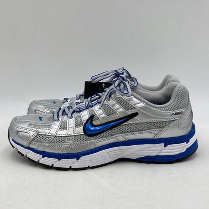 【中古品】【レディース】 NIKE ナイキ BV1021-001 W P-6000 靴 スニーカー シューズ 166-250427-ma-09-izu サイズ：24cm カラー：METALLIC SILVER/TEAM ROYAL-WHITE-BLACK 万代Net店