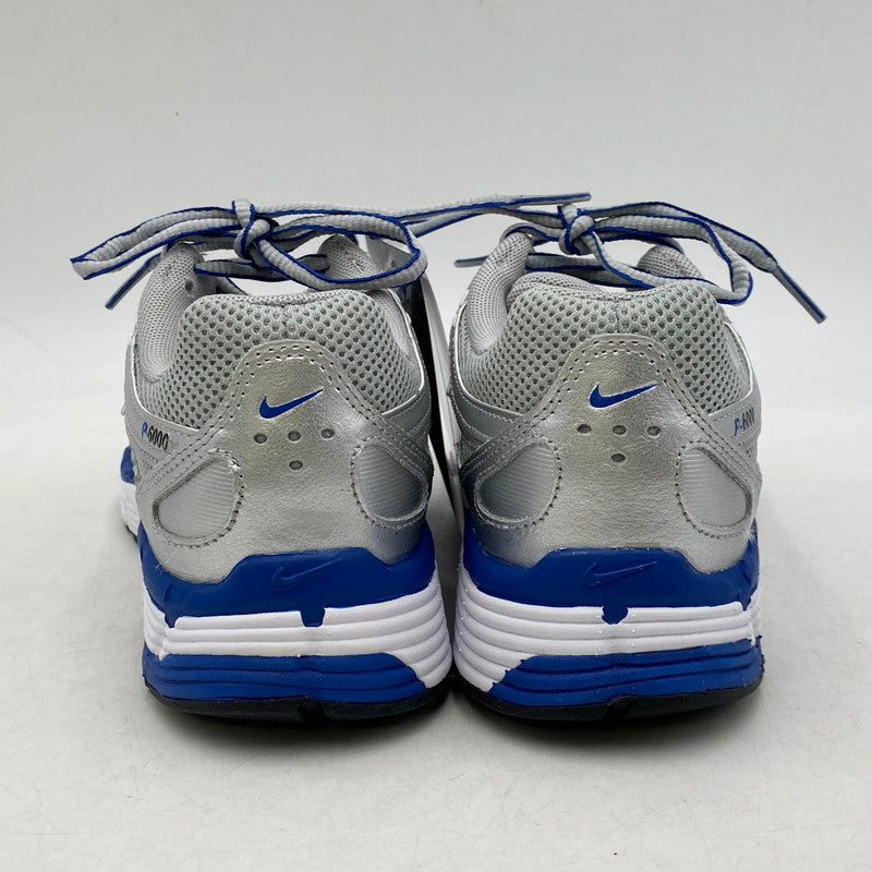 【中古品】【レディース】 NIKE ナイキ BV1021-001 W P-6000 靴 スニーカー シューズ 166-250427-ma-09-izu サイズ：24cm カラー：METALLIC SILVER/TEAM ROYAL-WHITE-BLACK 万代Net店