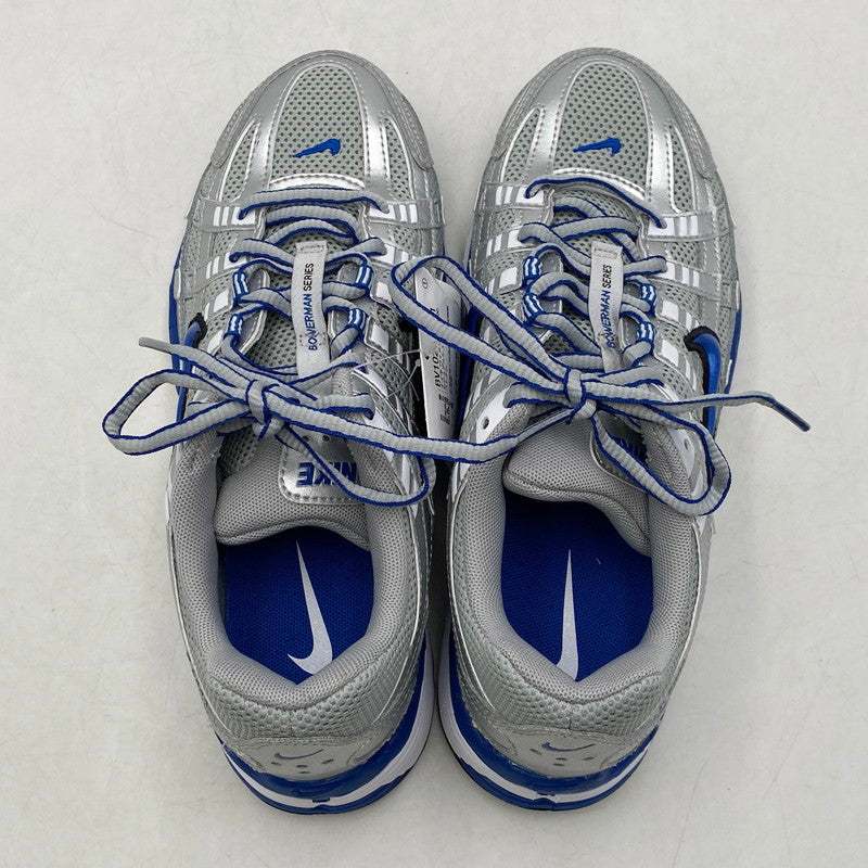 【中古品】【レディース】 NIKE ナイキ BV1021-001 W P-6000 靴 スニーカー シューズ 166-250427-ma-09-izu サイズ：24cm カラー：METALLIC SILVER/TEAM ROYAL-WHITE-BLACK 万代Net店