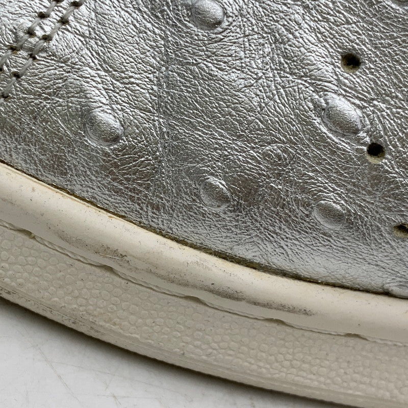 【中古品】【レディース】 adidas アディダス STAN SMITH AQ4706 スタンスミス スニーカー シューズ 靴 166-250428-ay-21-izu サイズ：24.5cm カラー：METALLIC SILVER/CORE BLACK/RUNNING WHITE 万代Net店