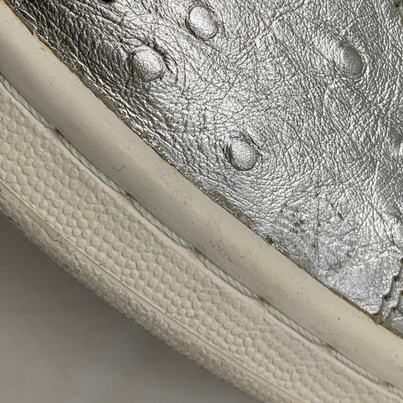 【中古品】【レディース】 adidas アディダス STAN SMITH AQ4706 スタンスミス スニーカー シューズ 靴 166-250428-ay-21-izu サイズ：24.5cm カラー：METALLIC SILVER/CORE BLACK/RUNNING WHITE 万代Net店