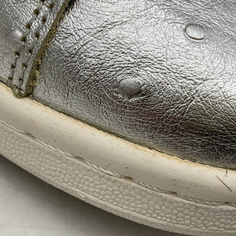 【中古品】【レディース】 adidas アディダス STAN SMITH AQ4706 スタンスミス スニーカー シューズ 靴 166-250428-ay-21-izu サイズ：24.5cm カラー：METALLIC SILVER/CORE BLACK/RUNNING WHITE 万代Net店