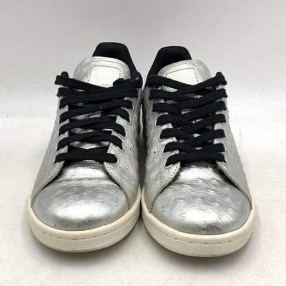 【中古品】【レディース】 adidas アディダス STAN SMITH AQ4706 スタンスミス スニーカー シューズ 靴 166-250428-ay-21-izu サイズ：24.5cm カラー：METALLIC SILVER/CORE BLACK/RUNNING WHITE 万代Net店