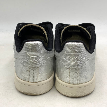 【中古品】【レディース】 adidas アディダス STAN SMITH AQ4706 スタンスミス スニーカー シューズ 靴 166-250428-ay-21-izu サイズ：24.5cm カラー：METALLIC SILVER/CORE BLACK/RUNNING WHITE 万代Net店
