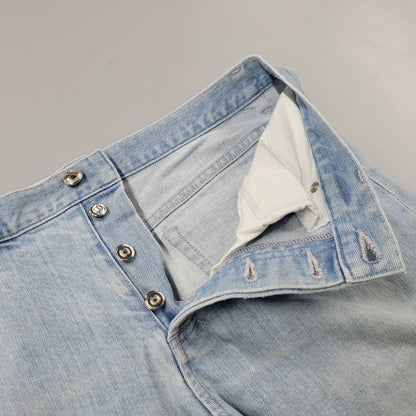 【現状渡し品】【メンズ】 A.P.C. アーペーセー BUTTON FLY SLIM DENIM PANTS 24331-61092 スリム デニムパンツ ジーンズ ズボン ボトムス 152-250503-ay-10-izu サイズ：31 カラー：ライトインディゴ 万代Net店