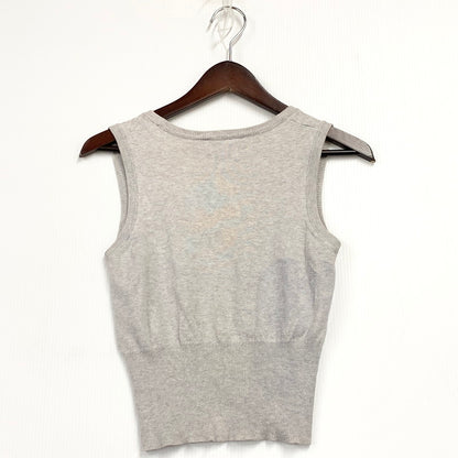 【中古品】【キッズ】 Vivienne Westwood Red Label ヴィヴィアンウエストウッド レッドレーベル ORB EMBROIDERY SLEEVELESS SHIRT 6114M スリーブレスシャツ トップス 173-250501-as-40-izu サイズ：S カラー：グレー 万代Net店
