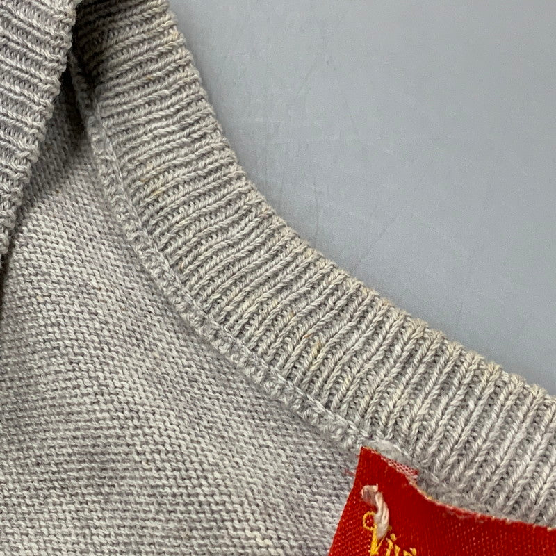 【中古品】【キッズ】 Vivienne Westwood Red Label ヴィヴィアンウエストウッド レッドレーベル ORB EMBROIDERY SLEEVELESS SHIRT 6114M スリーブレスシャツ トップス 173-250501-as-40-izu サイズ：S カラー：グレー 万代Net店