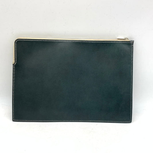 【中古品】【メンズ/レディース】 SAMURAI CRAFT LEATHER CLUTCH BAG サムライクラフト レザー クラッチバッグ 鞄 カバン 188-250428-ay-04-izu カラー：グリーン 万代Net店