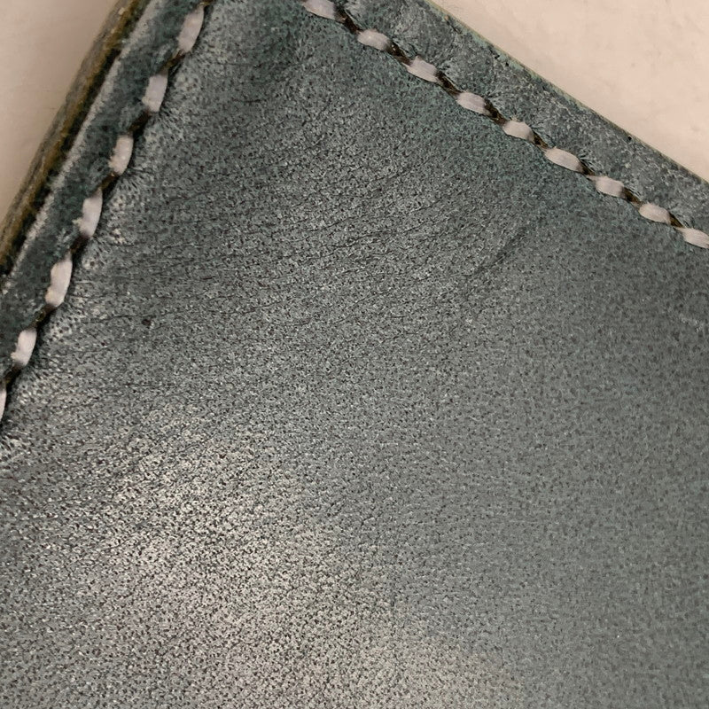 【中古品】【メンズ/レディース】 SAMURAI CRAFT LEATHER CLUTCH BAG サムライクラフト レザー クラッチバッグ 鞄 カバン 188-250428-ay-04-izu カラー：グリーン 万代Net店