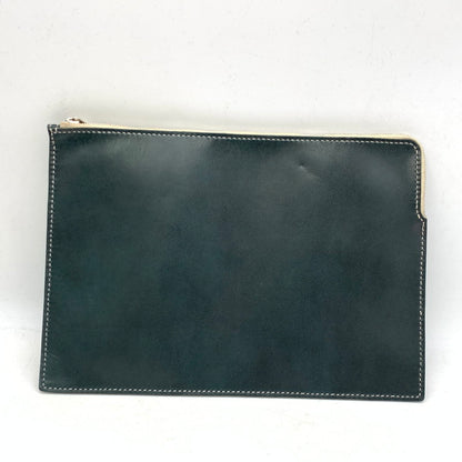【中古品】【メンズ/レディース】 SAMURAI CRAFT LEATHER CLUTCH BAG サムライクラフト レザー クラッチバッグ 鞄 カバン 188-250428-ay-04-izu カラー：グリーン 万代Net店