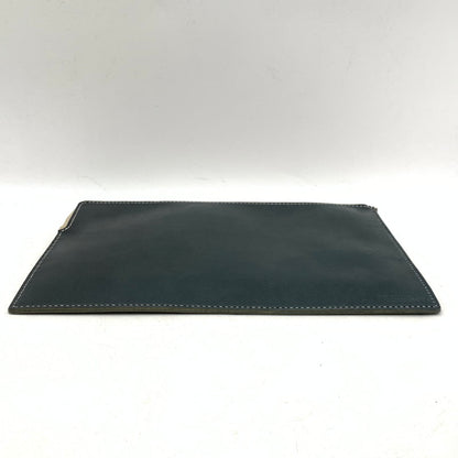 【中古品】【メンズ/レディース】 SAMURAI CRAFT LEATHER CLUTCH BAG サムライクラフト レザー クラッチバッグ 鞄 カバン 188-250428-ay-04-izu カラー：グリーン 万代Net店