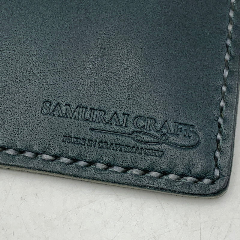 【中古品】【メンズ/レディース】 SAMURAI CRAFT LEATHER CLUTCH BAG サムライクラフト レザー クラッチバッグ 鞄 カバン 188-250428-ay-04-izu カラー：グリーン 万代Net店