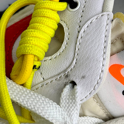 【中古品】【メンズ】 NIKE×OFF-WHITE ナイキ×オフホワイト DH7863-100 BLAZER LOW ブレーザー ロー 靴 スニーカー シューズ 160-250614-ma-13-izu サイズ：27cm カラー：WHITE AND UNIVERSITY RED 万代Net店