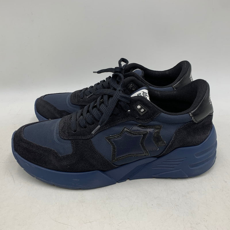 【中古品】【メンズ/レディース】 ATLANTIC STARS アトランティックスターズ SNEAKERS スニーカー 靴 162-260129-kh-05-izu サイズ：41 カラー：ネイビー 万代Net店