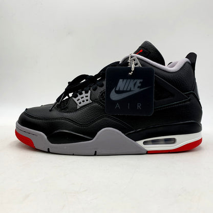 【中古美品】【メンズ】 NIKE ナイキ AIR JORDAN 4 RETRO FV5029-006 エアジョーダン 4 レトロ スニーカー シューズ 靴 160-250429-ay-16-izu サイズ：28cm カラー：BLACK/FIRE RED-CEMENT GREY 万代Net店
