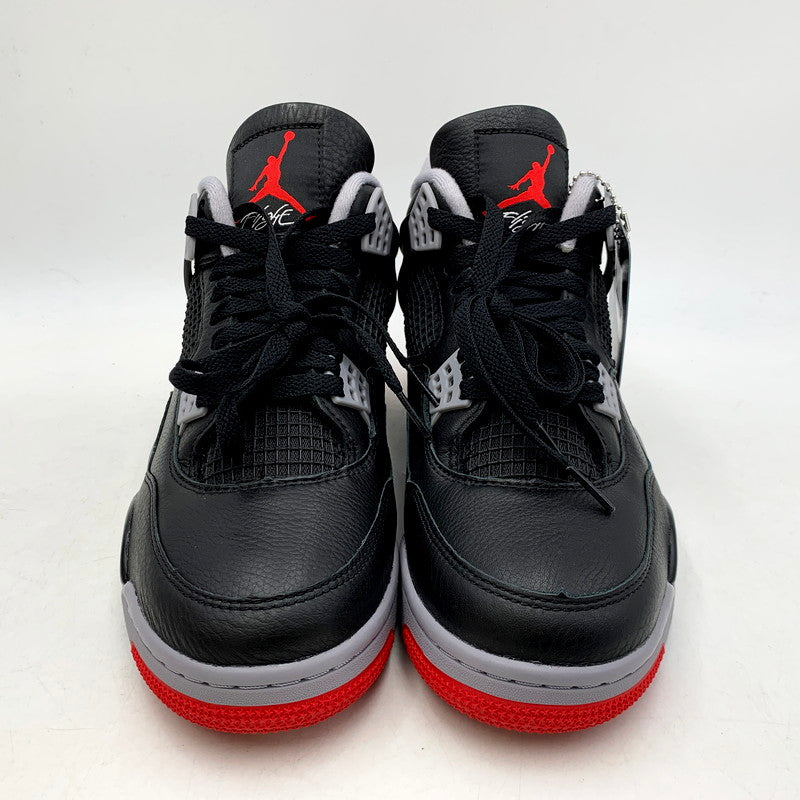 【中古美品】【メンズ】 NIKE ナイキ AIR JORDAN 4 RETRO FV5029-006 エアジョーダン 4 レトロ スニーカー シューズ 靴 160-250429-ay-16-izu サイズ：28cm カラー：BLACK/FIRE RED-CEMENT GREY 万代Net店