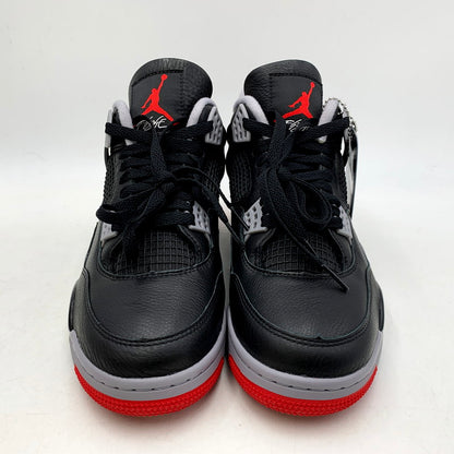 【中古美品】【メンズ】 NIKE ナイキ AIR JORDAN 4 RETRO FV5029-006 エアジョーダン 4 レトロ スニーカー シューズ 靴 160-250429-ay-16-izu サイズ：28cm カラー：BLACK/FIRE RED-CEMENT GREY 万代Net店