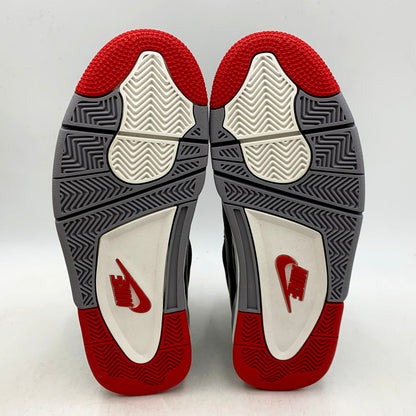 【中古美品】【メンズ】 NIKE ナイキ AIR JORDAN 4 RETRO FV5029-006 エアジョーダン 4 レトロ スニーカー シューズ 靴 160-250429-ay-16-izu サイズ：28cm カラー：BLACK/FIRE RED-CEMENT GREY 万代Net店