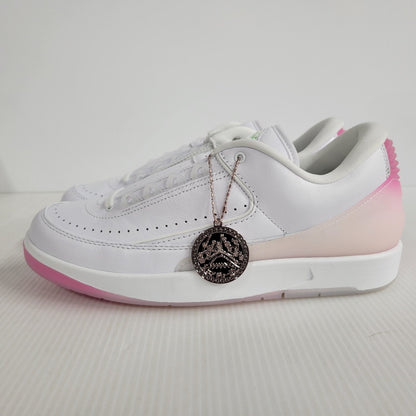 【中古美品】【メンズ】 NIKE ナイキ AIR JORDAN 2 RETRO LOW CH BLSM FQ3228-100 エアジョーダン 2 レトロ ロー チェリーブロッサム スニーカー シューズ 靴 160-250429-ay-03-izu サイズ：27cm カラー：WHITE/GREEN STRIKE 万代Net店