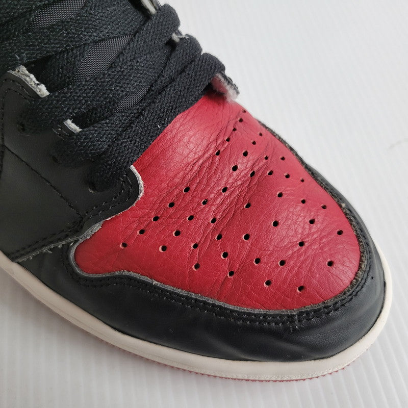 【中古品】【メンズ】 NIKE ナイキ AIR JORDAN 1 RETRO HIGH OG 555088-610 エアジョーダン 1 レトロ ハイ OG スニーカー シューズ 靴 160-250429-ay-04-izu サイズ：27.5cm カラー：GYM RED/BLACK-SUMMIT WHITE 万代Net店