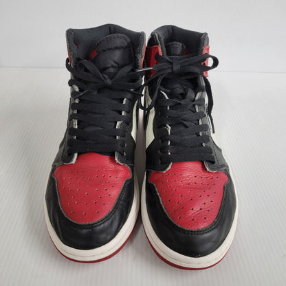 【中古品】【メンズ】 NIKE ナイキ AIR JORDAN 1 RETRO HIGH OG 555088-610 エアジョーダン 1 レトロ ハイ OG スニーカー シューズ 靴 160-250429-ay-04-izu サイズ：27.5cm カラー：GYM RED/BLACK-SUMMIT WHITE 万代Net店