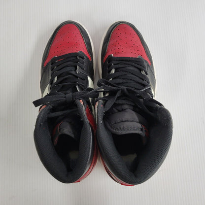 【中古品】【メンズ】 NIKE ナイキ AIR JORDAN 1 RETRO HIGH OG 555088-610 エアジョーダン 1 レトロ ハイ OG スニーカー シューズ 靴 160-250429-ay-04-izu サイズ：27.5cm カラー：GYM RED/BLACK-SUMMIT WHITE 万代Net店