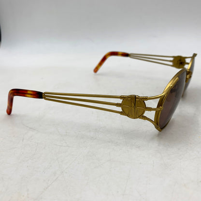【中古品】【メンズ/レディース】 Jean Paul Gaultier ジャンポール・ゴルチェ 58-5106 日本製 SUNGLASSES サングラス 203-250430-ya-07-izu カラー：ゴールド 万代Net店