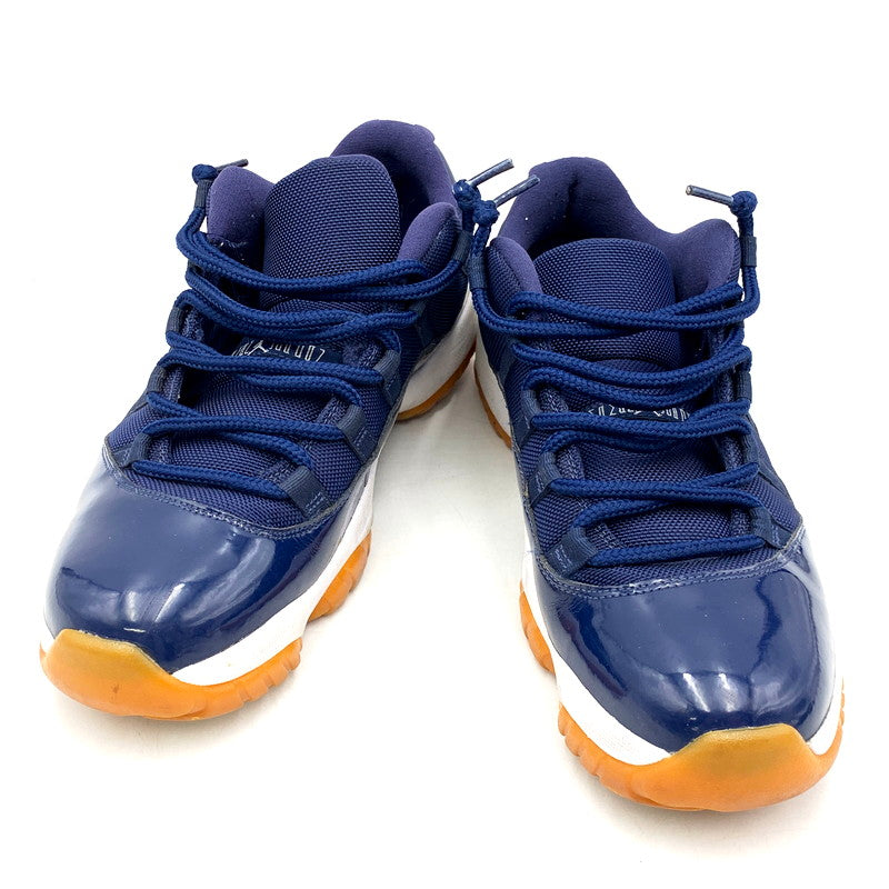 【中古品】【メンズ】 NIKE ナイキ AIR JORDAN 11 RETRO LOW 528895-405 エアジョーダン 11 レトロ ロー スニーカー シューズ 靴 160-250501-as-23-izu サイズ：29cm カラー：MIDNIGHT NAVY/WHITE-LIGHT GUM BROWN 万代Net店