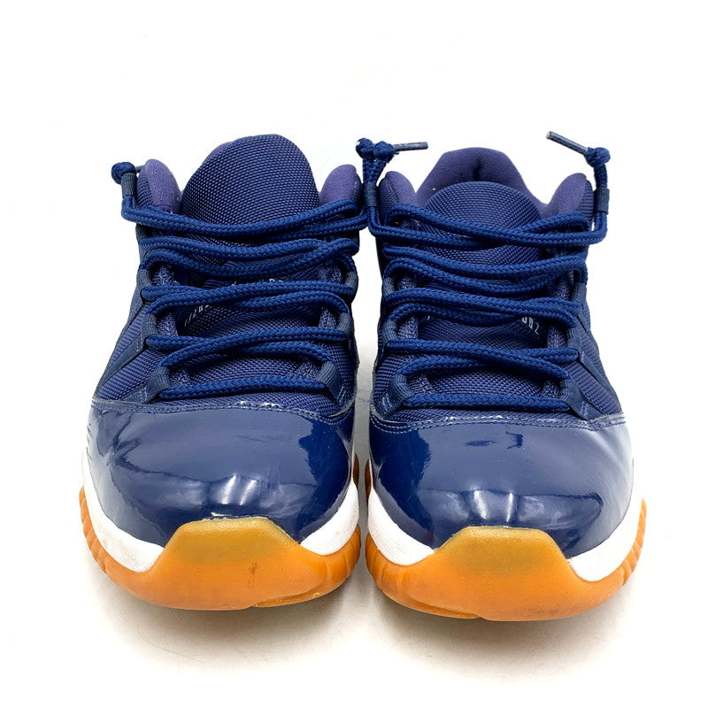 【中古品】【メンズ】 NIKE ナイキ AIR JORDAN 11 RETRO LOW 528895-405 エアジョーダン 11 レトロ ロー スニーカー シューズ 靴 160-250501-as-23-izu サイズ：29cm カラー：MIDNIGHT NAVY/WHITE-LIGHT GUM BROWN 万代Net店