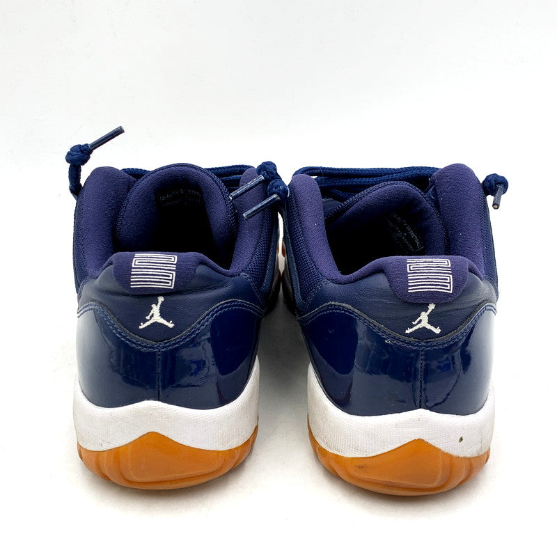 【中古品】【メンズ】 NIKE ナイキ AIR JORDAN 11 RETRO LOW 528895-405 エアジョーダン 11 レトロ ロー スニーカー シューズ 靴 160-250501-as-23-izu サイズ：29cm カラー：MIDNIGHT NAVY/WHITE-LIGHT GUM BROWN 万代Net店