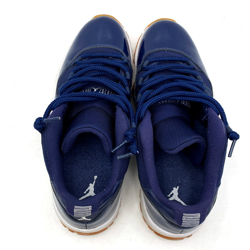 【中古品】【メンズ】 NIKE ナイキ AIR JORDAN 11 RETRO LOW 528895-405 エアジョーダン 11 レトロ ロー スニーカー シューズ 靴 160-250501-as-23-izu サイズ：29cm カラー：MIDNIGHT NAVY/WHITE-LIGHT GUM BROWN 万代Net店