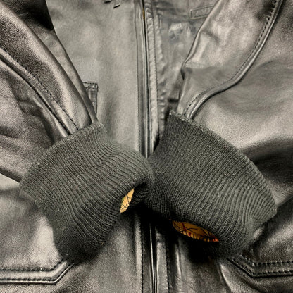 【中古品】【メンズ】 AVIREX アヴィレックス G-1 FLIGHT JACKET ANTIQUE LAMB 783-3950010 フライトジャケット アンティーク ラム アウター 145-250430-as-12-izu サイズ：38 カラー：ブラック 万代Net店