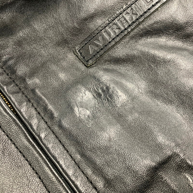 【中古品】【メンズ】 AVIREX アヴィレックス G-1 FLIGHT JACKET ANTIQUE LAMB 783-3950010 フライトジャケット アンティーク ラム アウター 145-250430-as-12-izu サイズ：38 カラー：ブラック 万代Net店