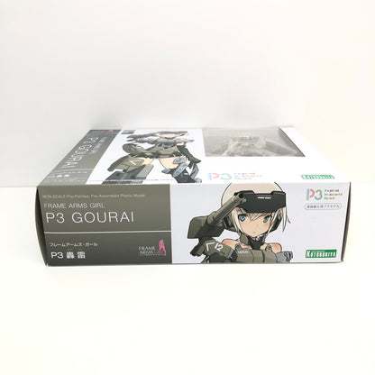 【中古美品】 未開封品 コトブキヤ フレームアームズ・ガール P3 轟雷 アクションフィギュア プラモデル 059-260726-CN-12-hon 万代Net店