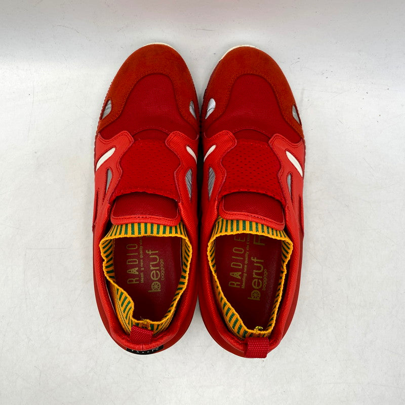 【中古品】【メンズ/レディース】 BERUF×FOBS ベルーフ×フォブス ASUKA LANGLEY EVA STREAMLINE SHOES アスカ ラングレー エヴァ ストリームライン シューズ 靴 スニーカー 162-250502-km-05-izu サイズ：26cm カラー：レッド 万代Net店