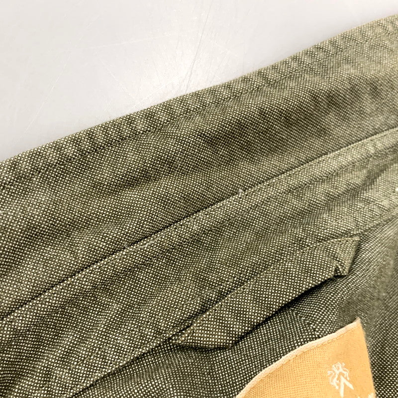 【中古品】【レディース】 80330810000 WOMAN BRITISH OFFICER'S SHIRT ウーマンブリティッシュオフィサーズシャツ トップス 長袖 168-250528-ma-15-izu サイズ：8 カラー：グリーン系 万代Net店