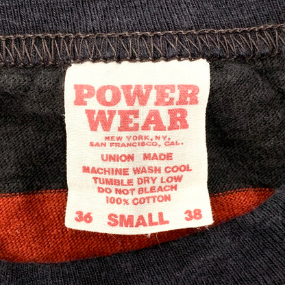 【中古品】【メンズ】 FREEWHEELERS POWER WEAR フリーホイーラーズ パワーウェア BORDER LS TEE ボーダー ロングスリーブ Tシャツ 長袖 トップス 145-250527-as-39-izu サイズ：S カラー：ブラック×レッド系 万代Net店