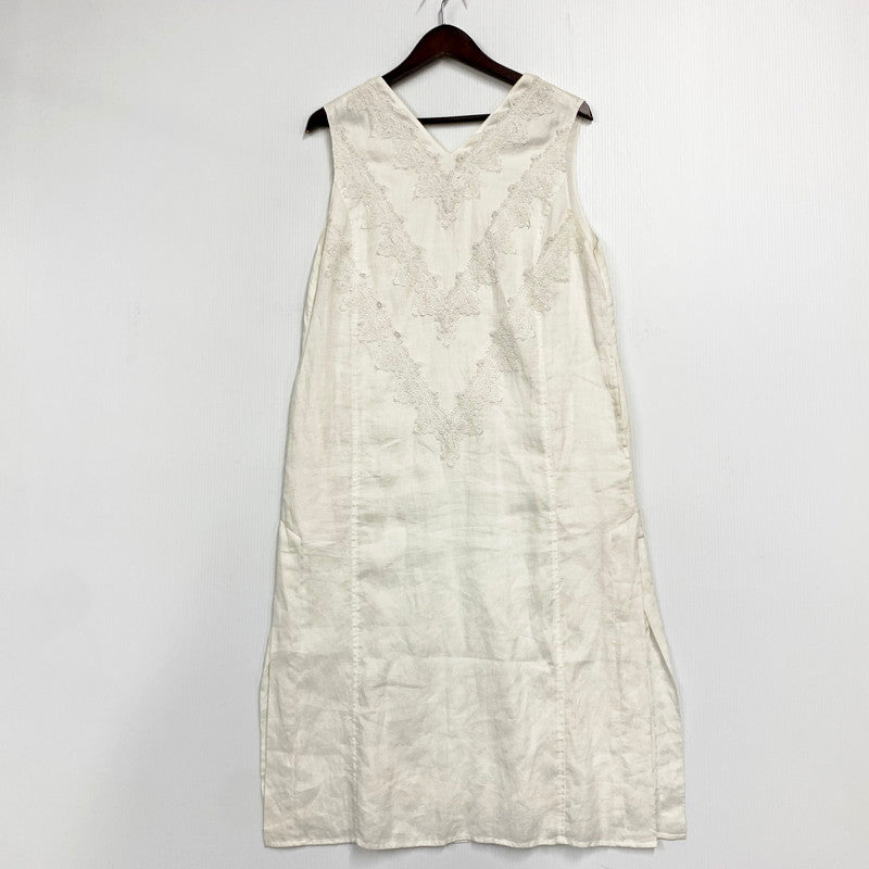 【中古品】【レディース】 BHUTTA FABRIC SLEEVELESS DRESS 010501 スリーブレスドレス 168-250501-as-09-izu カラー：ホワイト 万代Net店