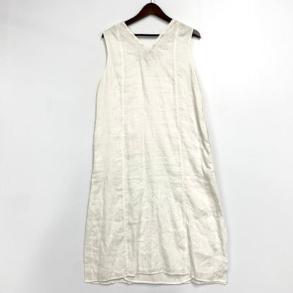 【中古品】【レディース】 BHUTTA FABRIC SLEEVELESS DRESS 010501 スリーブレスドレス 168-250501-as-09-izu カラー：ホワイト 万代Net店
