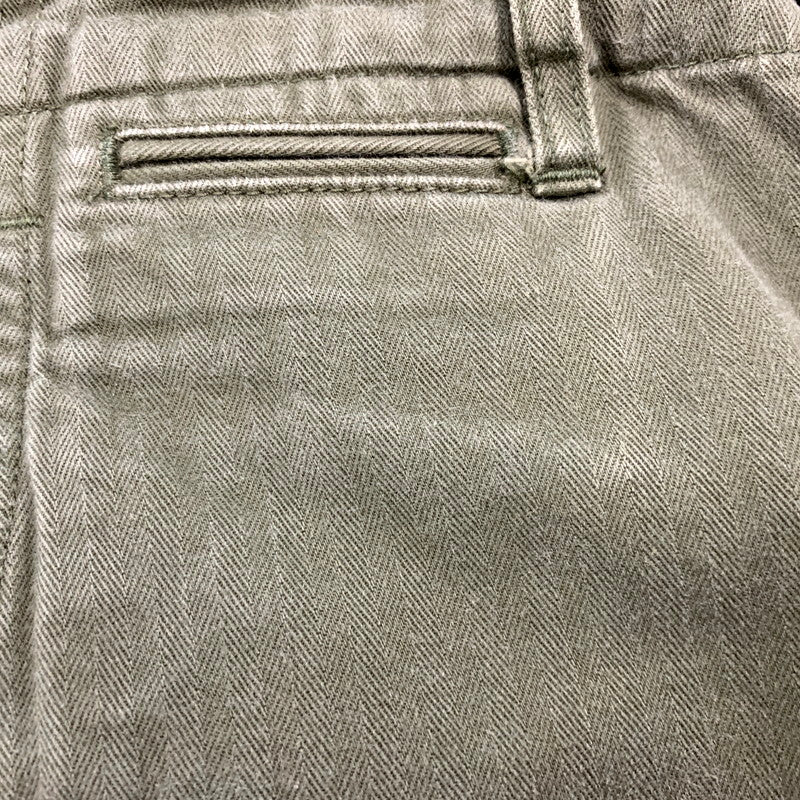 【中古品】【メンズ】 LENO リノ CHINO TROUSERS L1701-PT004 チノ トラウザーズ パンツ ボトムス 151-250527-as-33-izu サイズ：02 カラー：カーキ 万代Net店