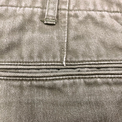 【中古品】【メンズ】 LENO リノ CHINO TROUSERS L1701-PT004 チノ トラウザーズ パンツ ボトムス 151-250527-as-33-izu サイズ：02 カラー：カーキ 万代Net店