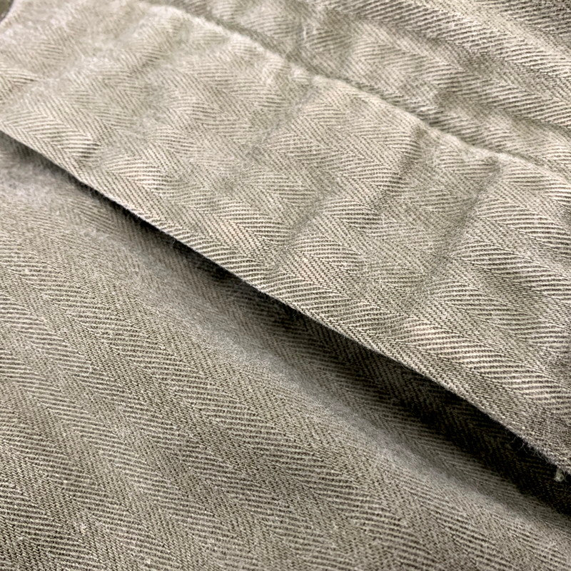 【中古品】【メンズ】 LENO リノ CHINO TROUSERS L1701-PT004 チノ トラウザーズ パンツ ボトムス 151-250527-as-33-izu サイズ：02 カラー：カーキ 万代Net店