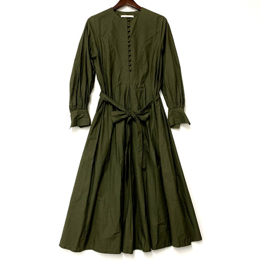【中古品】【レディース】 LUANA ルアナ 270412PB1 PPOPLIN BELTED ONEPIECE ポプリンベルテッドワンピース トップス ボトムス スカート 168-250529-ma-20-izu サイズ：不明 カラー：グリーン 万代Net店