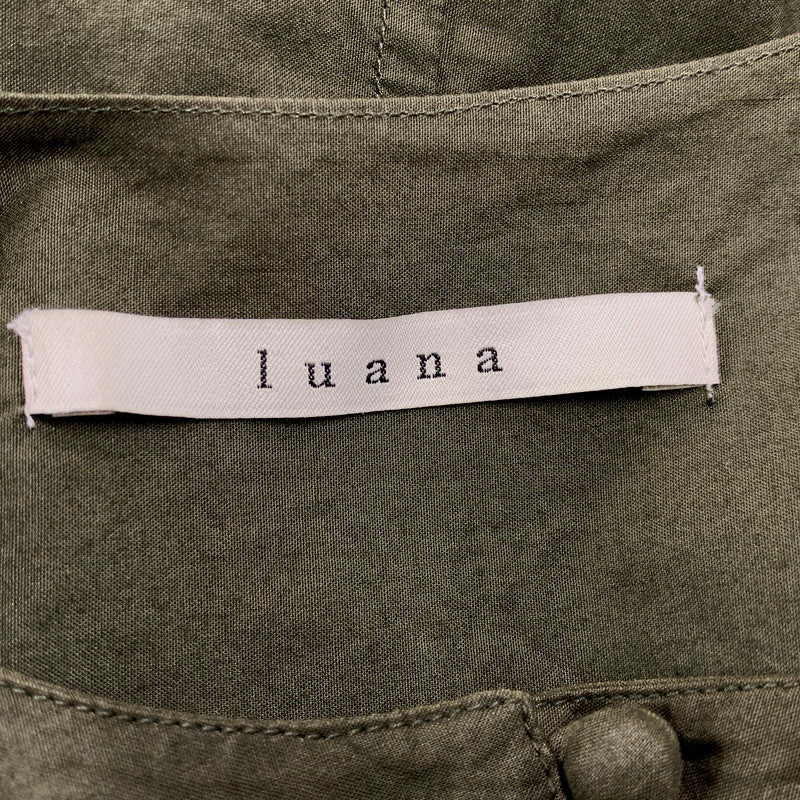 【中古品】【レディース】 LUANA ルアナ 270412PB1 PPOPLIN BELTED ONEPIECE ポプリンベルテッドワンピース トップス ボトムス スカート 168-250529-ma-20-izu サイズ：不明 カラー：グリーン 万代Net店