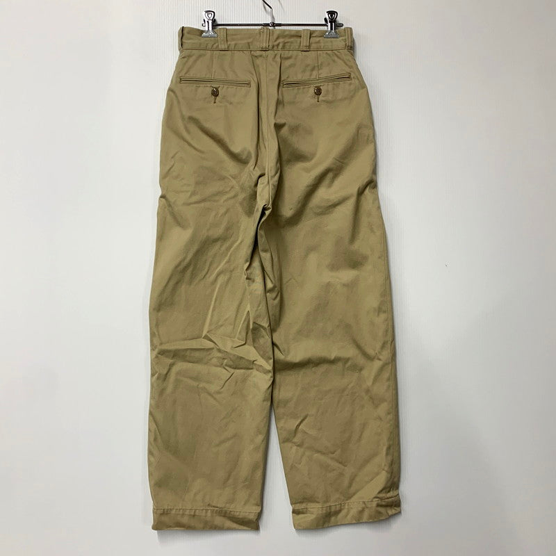 【中古品】【メンズ】 LENO リノ CHINO TROUSERS L1702-PT001 チノ トラウザーズ パンツ ボトムス 151-250527-as-32-izu サイズ：01 カラー：ベージュ 万代Net店
